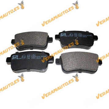 Pastillas Freno Renault Captur | Clio | Fluence | Megane | Scenic | Traseras | No Preparado Indicador Desgaste | OEM 440601416R