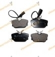 Brake Pads Ford Galaxy | SEAT Alhambra | Volkswagen Sharan | T4 | Rear | Contact Wear Warning | OE 7D0698451F