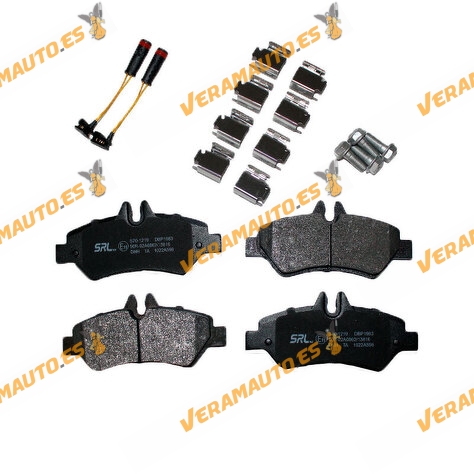 Brake Pads Mercedes Sprinter B906 | Volkswagen Crafter 2E 2F | Rear Axle | With Wear Indicator | OE A0044206920