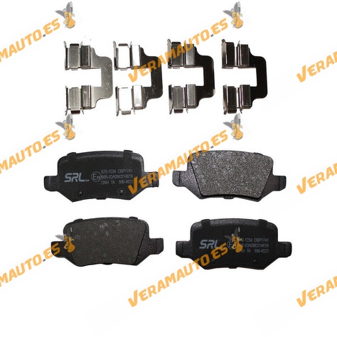 Brake Pads Mercedes A W168 | W169 | B W245 | Vaneo 414 | Rear Axle | Not Ready Wear Indicator | OE A1684200420