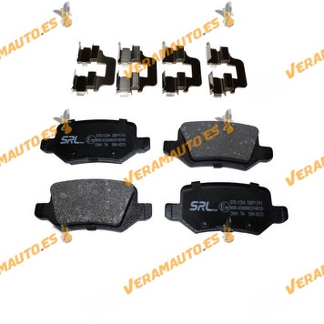 Pastillas Freno Mercedes A W168 | W169 | B W245  | Vaneo 414 | Eje Trasero | No Preparado Indicador Desgaste | OE A1684200420