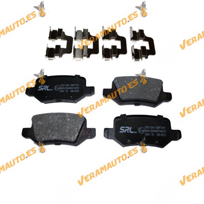 Brake Pads Mercedes A W168 | W169 | B W245 | Vaneo 414 | Rear Axle | Not Ready Wear Indicator | OE A1684200420