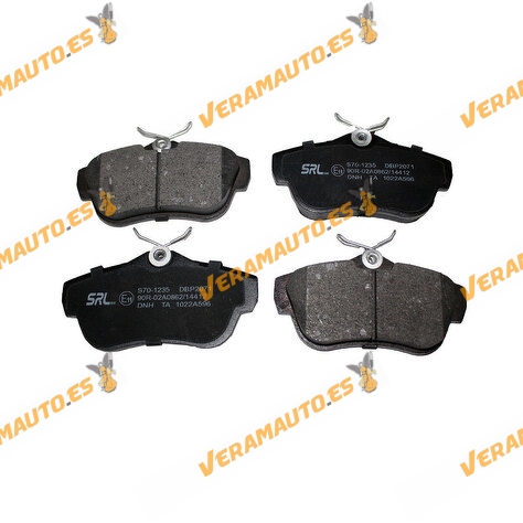 Brake Pads Citroen Jumpy | Fiat Scudo | Peugeot Expert | Toyota Proace | No Wear Indicator | Rear | 1611839580