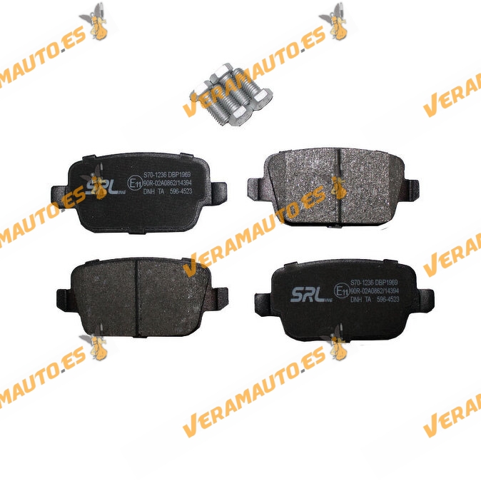 Brake Pads Ford Focus Galaxy Mondeo S-Max | Freelander | Volvo | Rear | Not Ready Wear Indicator | OE 1438867