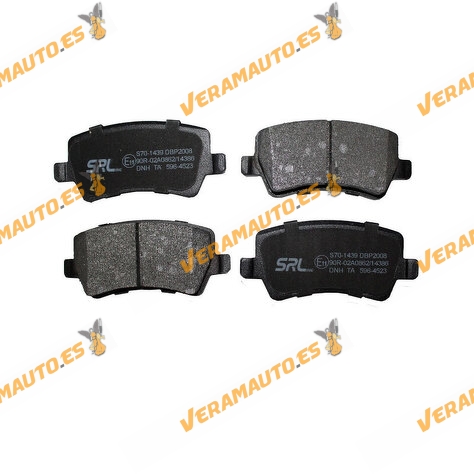 Brake Pads Ford Focus Galaxy Mondeo S-Max | Freelander | Volvo | Rear | Not Ready Wear Indicator | OE 1426143