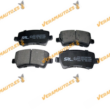 Pastillas Freno Ford Focus Galaxy Mondeo S-Max | Freelander | Volvo | Traseras | No Preparado Indicador Desgaste | OE 1426143