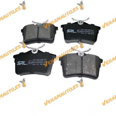 Brake Pads Citroen Berlingo C4 DS4 Picasso | Peugeot 207 307 308 Partner | Rear | LUCAS-TRW System | OE 1608520480