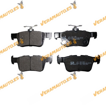 Brake Pads Ford Edge | Mondeo V | Rear Axle | With Acoustic Wear Indicator | Continental Brake System | OE 2110582