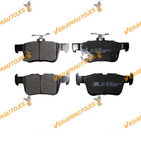 Brake Pads Ford Edge | Mondeo V | Rear Axle | With Acoustic Wear Indicator | Continental Brake System | OE 2110582