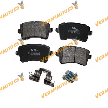 Brake Pads SRLine | Audi A4 A5 Q5 | Rear Axle | Not Prepared for Wear Indicator | OEM 8K0698451D