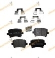 Brake Pads Audi A6 Q3 | SEAT Alhambra | Volkswagen CC Passat Sharan Tiguan | Rear Axle | TRW Brakes | OE 1K0698451G