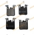 Pastillas de Freno SRLine BMW Serie 1 | 2 | 3 | 4 | Eje Trasero| Preparado para Indicador de Desgaste | OE 34212284766