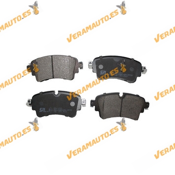 Brake Pads Audi A4 A5 A6 A7 A8 Q5 Q7 | Volkswagen Touareg | Rear | Prepared Wear Indicator | OE 4N0698451