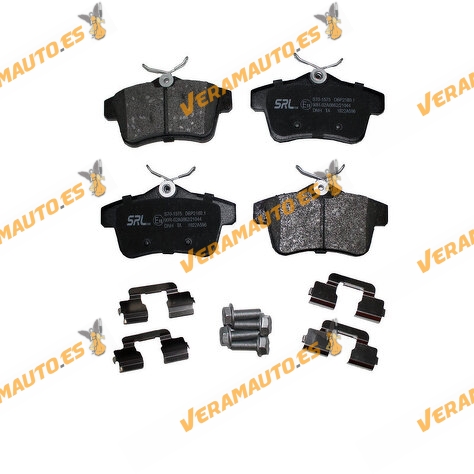 Pastillas Freno Citroen C4 (II | III) C4 Picasso II DS4 (NX) DS5 | Peugeot 3008 | 308 | 5008 | 508 | Eje Trasero | OE 1636411280