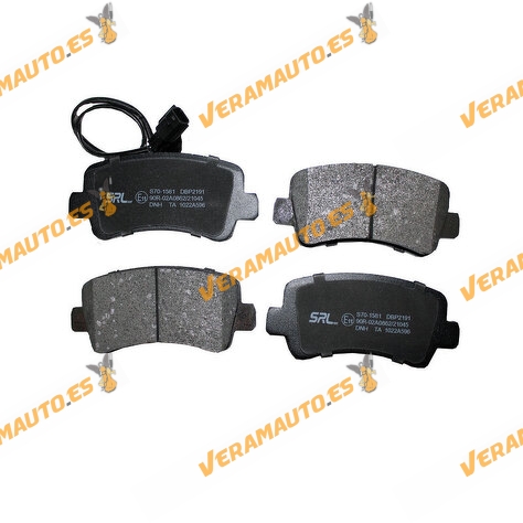 Brake Pads Nissan Interstar Opel Movano Renault Master | Rear Axle | Acoustic Wear Indicator | OE 440601147R