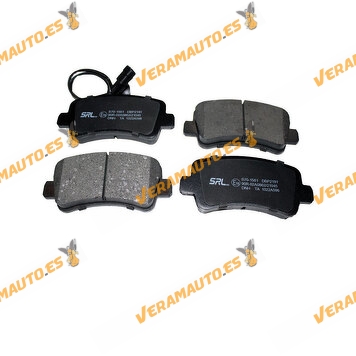 Brake Pads Nissan Interstar Opel Movano Renault Master | Rear Axle | Acoustic Wear Indicator | OE 440601147R