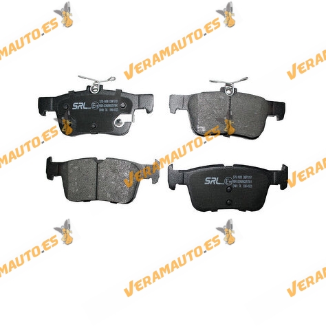 Brake Pads Ford Edge Focus IV Galaxy III Kuga II Mondeo V S-Max | Rear | With Acoustic Wear Indicator | OE 2454300