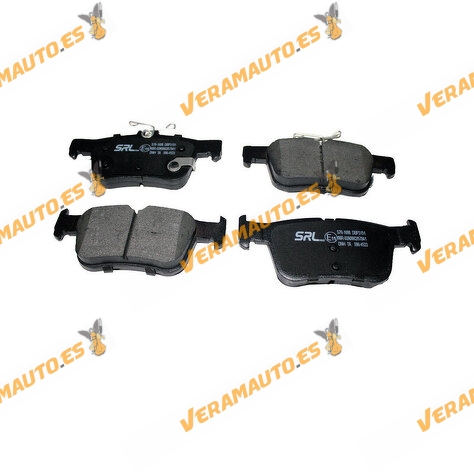 Brake Pads Ford Edge Focus IV Galaxy III Kuga II Mondeo V S-Max | Rear | With Acoustic Wear Indicator | OE 2454300