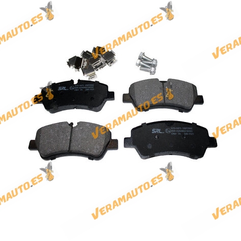 Brake Pads SRLine Ford Transit | Custom | Rear Axle | Wear Indicator Ready | OE 1763916