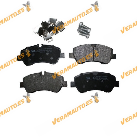 Brake Pads SRLine Ford Transit | Custom | Rear Axle | Wear Indicator Ready | OE 1763916