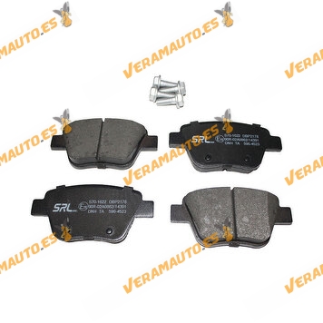 Brake Pads Audi A1 A3 SEAT Altea Skoda Octavia Superb Volkswagen Caddy Golf Scirocco Touran | Rear | OE 2K5698451