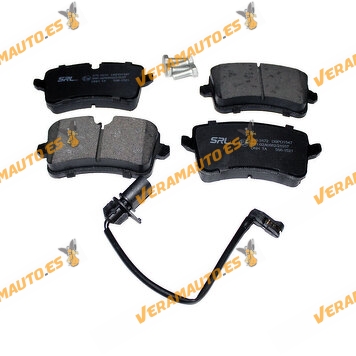 Brake Pads Audi A4 | A5 | A6 | A7 | Q5 | Porsche Macan | Rear | Including Wear Warning Contact | OE 4G0698451