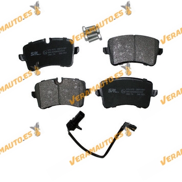 Brake Pads Audi A4 | A5 | A6 | A7 | Q5 | Porsche Macan | Rear | Including Wear Warning Contact | OE 4G0698451