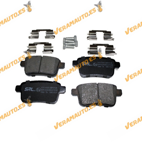 Brake Pads SRLine Mercedes Citan | Renault Kangoo | Rear Axle | Not prepared Wear Indicator | OE 4154210400