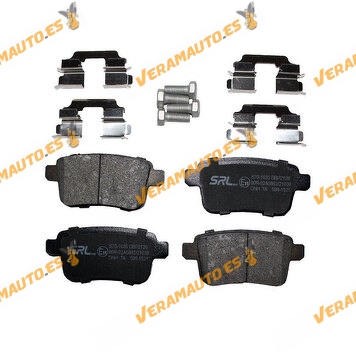 Brake Pads SRLine Mercedes Citan | Renault Kangoo | Rear Axle | Not prepared Wear Indicator | OE 4154210400