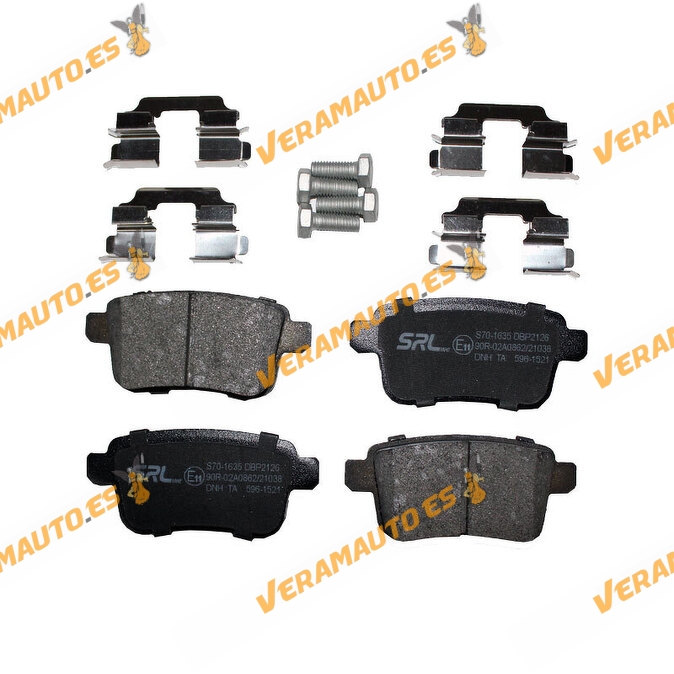 Brake Pads SRLine Mercedes Citan | Renault Kangoo | Rear Axle | Not prepared Wear Indicator | OE 4154210400