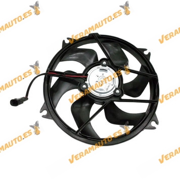 Radiator Fan Citroen C4 from 2004 to 2019 | DS4 | Peugeot 307 from 2001 to 2008 | 2 Pin connector | OEM Similar to 1253A5