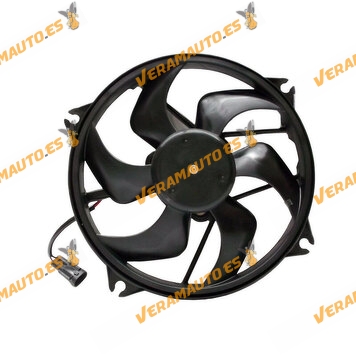 Radiator Fan Citroen C4 from 2004 to 2019 | DS4 | Peugeot 307 from 2001 to 2008 | 2 Pin connector | OEM Similar to 1253A5