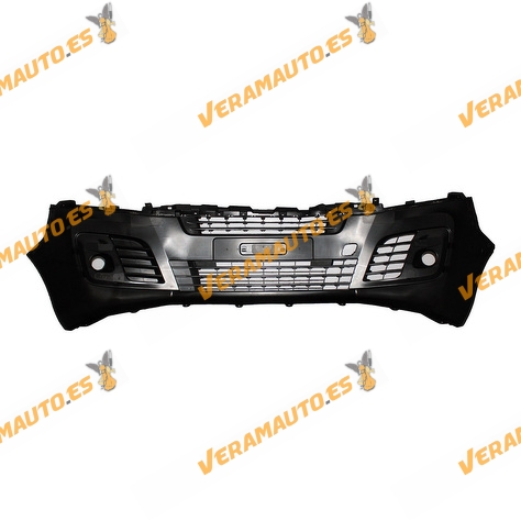 Front bumper Citroen Jumpy | FIAT Scudo | Opel Vivaro | Peugeot Expert (K0) from 2016 onwards | Black | 1615649280