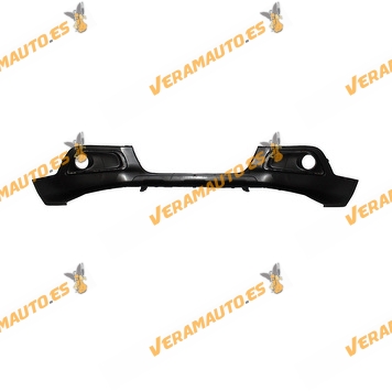 Front Bumper Spoiler Peugeot 2008 from 2013 to 2019 | Lower | Black | With Fog Hollow | OE 9802520580