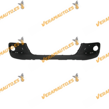 Front Bumper Spoiler Peugeot 2008 from 2013 to 2019 | Lower | Black | With Fog Hollow | OE 9802520580