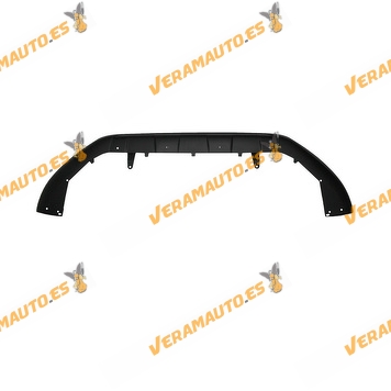 Spoiler Paragolpes Delantero Peugeot 2008 de 2013 a 2019 | Inferior | Negro | Con Hueco para Antiniebla | OE 9802520580