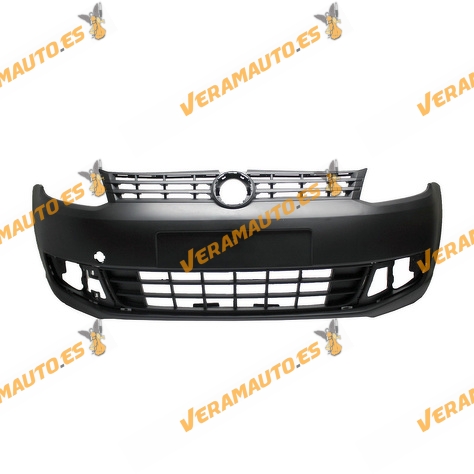 Front Bumper Volkswagen Caddy from 2010 to 2015 | Estate | Black Color | OEM Similar to 2K58072179B9