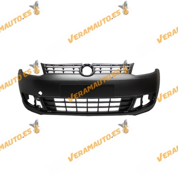 Front Bumper Volkswagen Caddy from 2010 to 2015 | Estate | Black Color | OEM Similar to 2K58072179B9