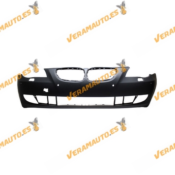 Paragolpes Delantero BMW Serie 5 E60|E61 de 2007 a 2010 | Con Hueco Lavafaros | Imprimado | OE 51117178079 | 51117178076