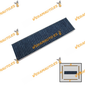 Filtro de Habitáculo SRLine Mini Clubvan R55 | Clubman R56 | Countryman R60 | Carbón Activo | OE 64113422665