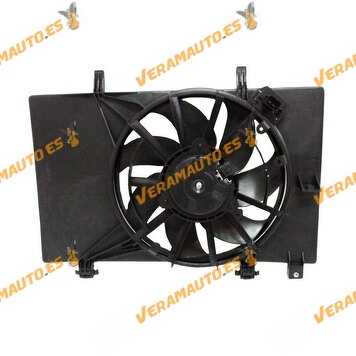 Electroventilador Ford Fiesta de 2008 a 2017 | B-Max de 2012 a 2017 | Conector de 2 Pines |OEM Similar a 1525891