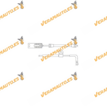 DELPHI Brake Wear Warning Contact | BMW 5 Series (E39) from 1996 to 2004 | Front Axle | ATE Braking System | Length 805 OE 11822