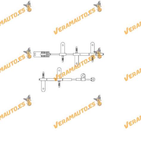 Contact Wear Warning Brakes DELPHI Mini (R50|R52|R53) | Front Axle | ATE Brake System | 34356778175 | 34356761447