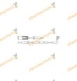 Contacto de Aviso Desgaste DELPHI de Frenos | BMW Serie 1 E87 | Serie 3 E90 | Land Rover Freelander | Eje Delantero | OE WS0250A