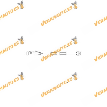 Contact Notice Wear DELPHI Brakes | Opel Astra H Signum Vectra C Zafira B | Front Axle | ATE Braking System | OEM 13116560