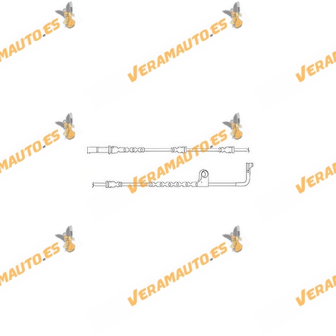 Contact Notice Brake Wear DELPHI | BMW X5 (E70) X6 (E71) | Front Axle | ATE Braking System | OEM 34356773008