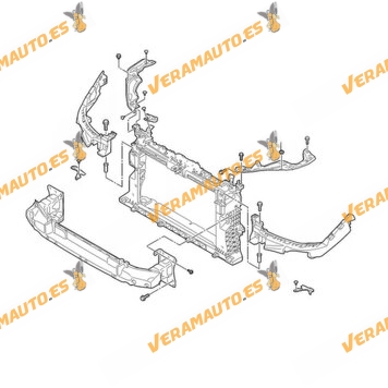 Headlight Bracket SEAT Ibiza from 2017 to 2025 | Front Left Lower | OEM Similar to 6F0807571