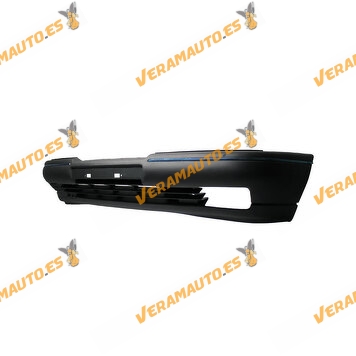 Opel Omega V87 Front Bumper 1986 to 1991 Black | With fog hole | Chrome Moulding | OE 1400620 9400114