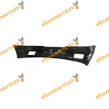 Opel Omega V87 Front Bumper 1986 to 1991 Black | With fog hole | Chrome Moulding | OE 1400620 9400114