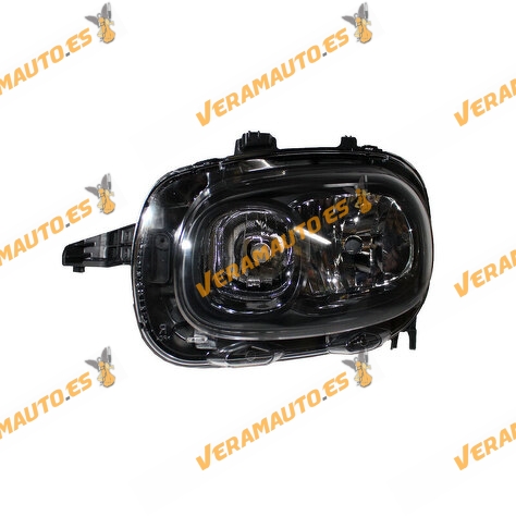 Headlight Citroen C3 from 2016 to 2020 Left | H7+H7 Lamps | Electric Without Motor | OEM Similar to 9820059680